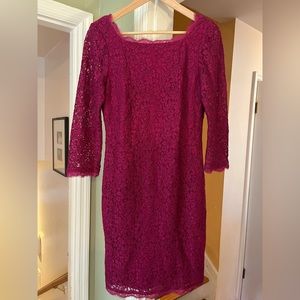 Fuchsia Adrianna Papell Dress Size